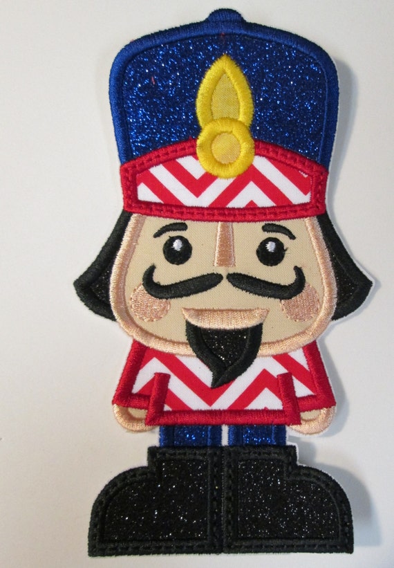 Christmas Nutcracker Iron On or Sew On Applique