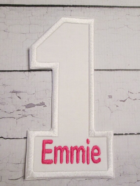 NUMBERS -Iron On Applique Patch, Sew On, Custom Made, Embroidered, Patches, NEW Pricing!