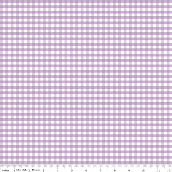 Riley Blake Small Gingham By The Yard - 100% Cotton Fabric