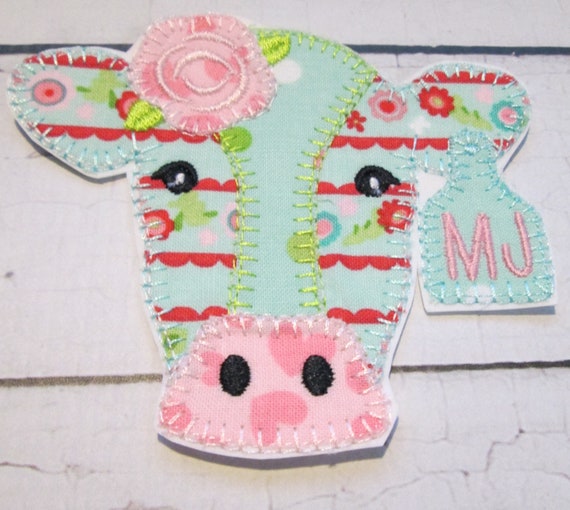Cow, Steer, Bull, Horse, Goat , Iron On Applique Patch, Sew On, Custom Made, Embroidered, Patches, BigBlackDogDesigns, Farm, Animals