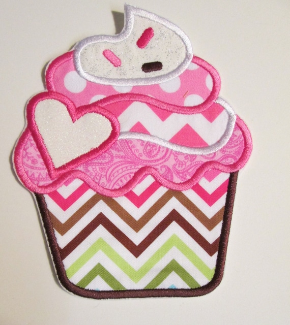Iron On Applique - Cupcake 1001VC