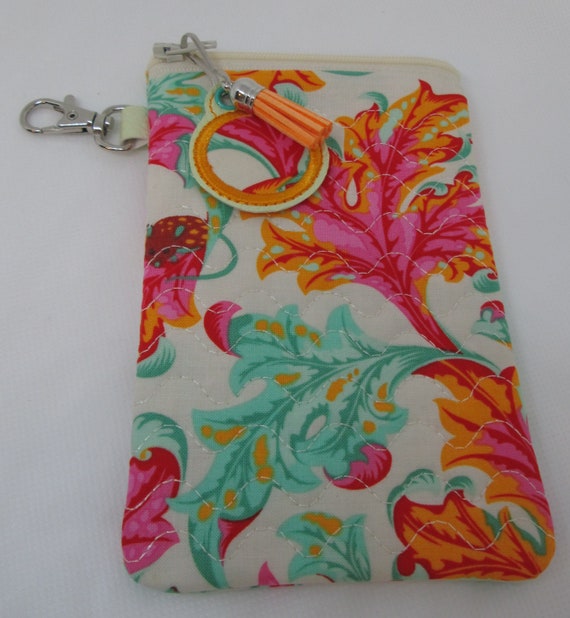 Floral Tiny Mouse Sunglasses Case, Glasses, Pouch, Passport Case, Sunglasses, Eyewear Case, Eyeglasses, BigBlackDogDesigns