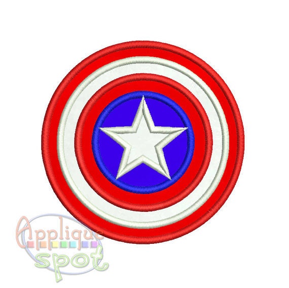 Hero Shields - Iron On or Sew ON Applique Patch