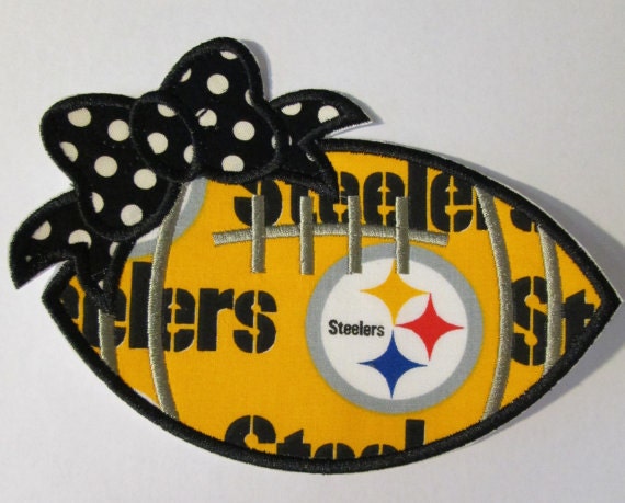 Team Footballs - Iron On or Sew On Embroidered Applique Patch - Fabric Embroidered