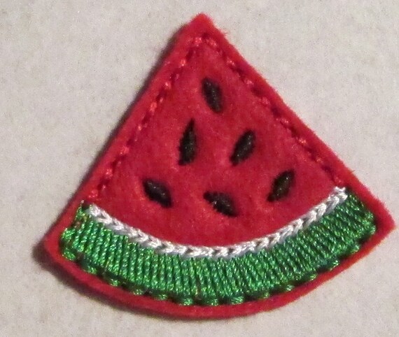 Felt Applique Patch - Embroidered Felt - Sew On or Glue On - Patches - Felt - Handmade
