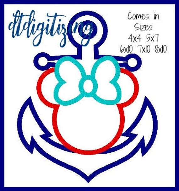 Anchor - Boy or Girl - Embroidered Applique Patch - Handmade, Custom Made