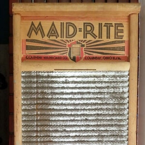USA Maid-Rite ヴィンテージ ウォッシュボード 洗濯板 USA Maid-Rite ヴィンテージ ウォッシュボード 洗濯板 【公式通販】