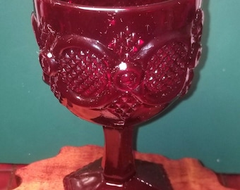 Avon 1876 Cape Cod Ruby Red Sammelkelch/Altarkelch 120z