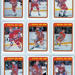 1990-91 Rote Armee Hockeykarten