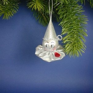 Décoration de Noël homme en bois peinte à la main : décoration de Noël du Magicien d'Oz