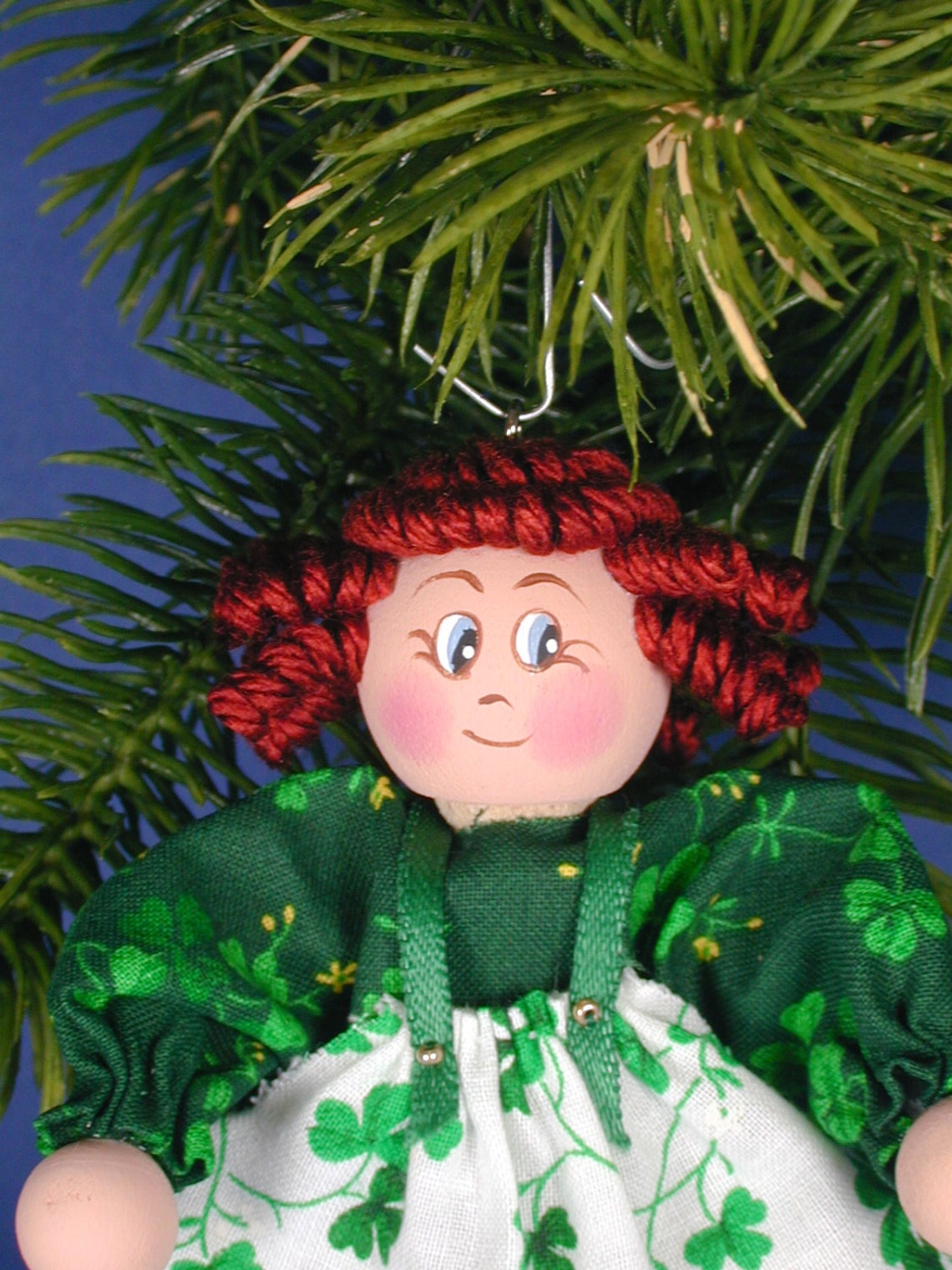Irish Clothespin Doll Ornament Etsy