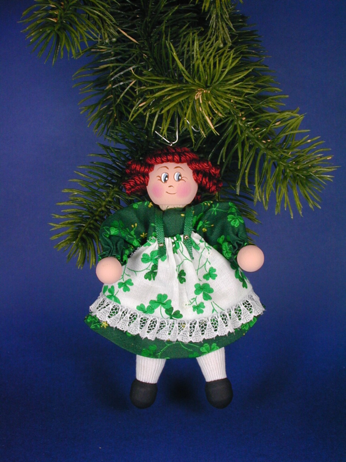 Irish Clothespin Doll Ornament Etsy
