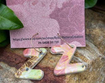 Floral earrings