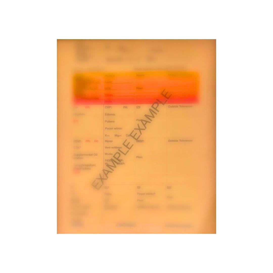 Icu Cheat Sheet Etsy