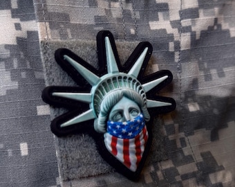 Lady Liberty PVC Morale Patch