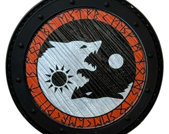 Viking Wolf Sun PVC Patch