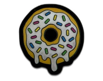 Donut PVC Morale Patch – Funny Food Tactical Hook & Loop Novelty Military Item