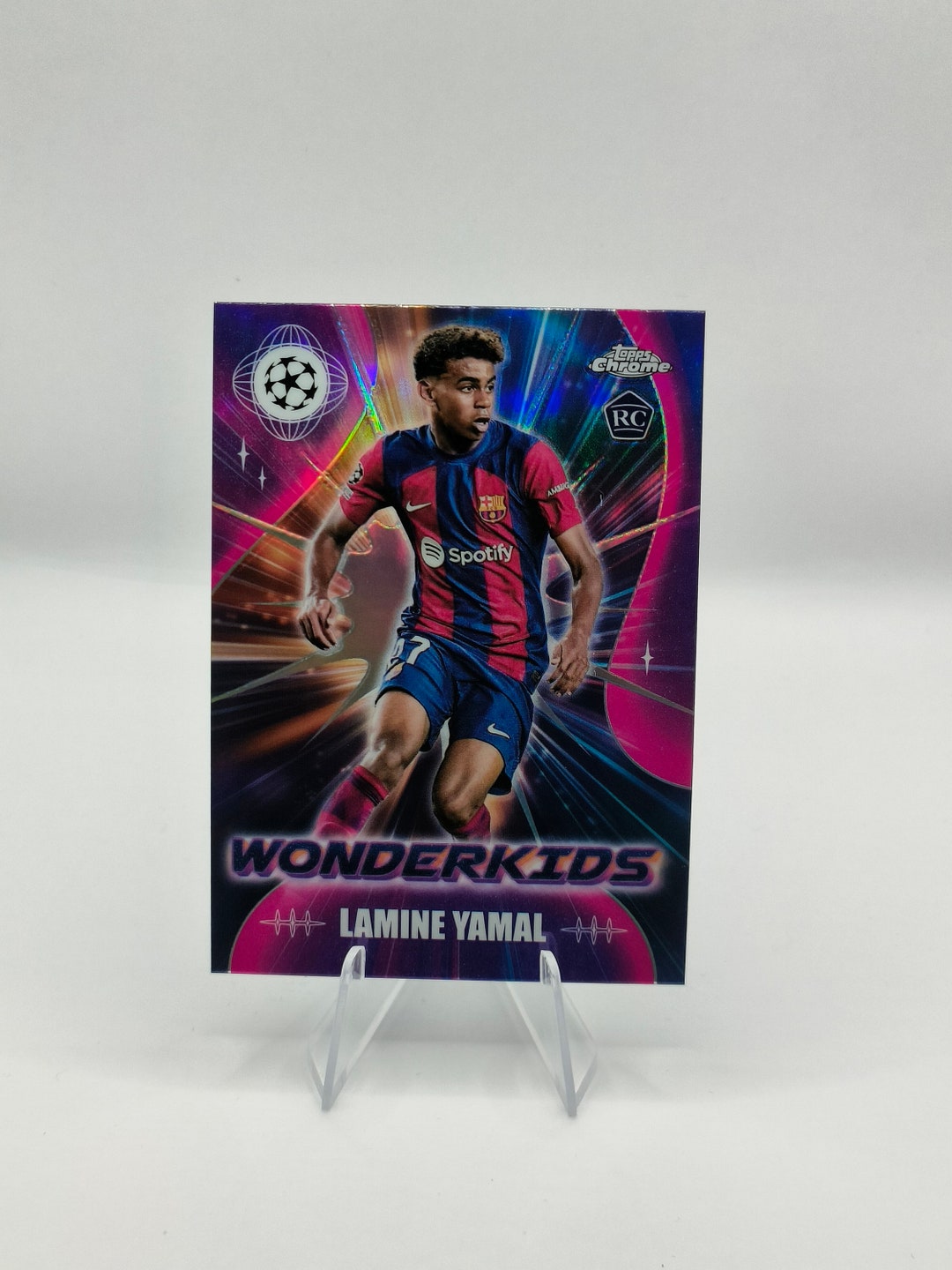 ラミン・ヤマル　topps ワンダーキッズ　50シリ ラミン・ヤマル topps ワンダーキッズ 50シリ 2025年最新