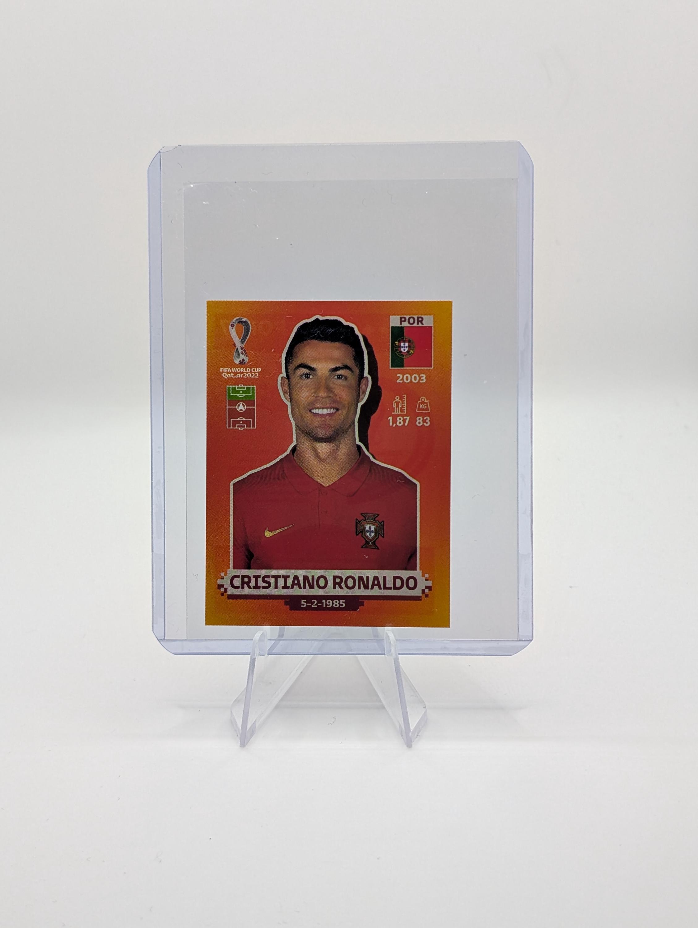 Cristiano Ronaldo Sticker: Panini Qatar 2022 World Cup Portugal