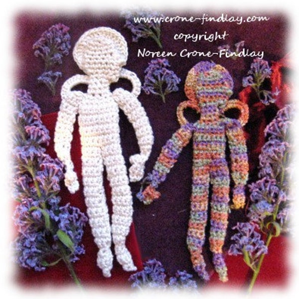 Crocheted Angel of Healing Doll PDF Pattern