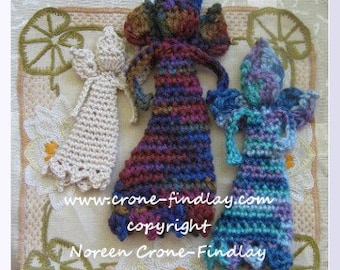Crocheted Angel of Compassion doll pdf pattern