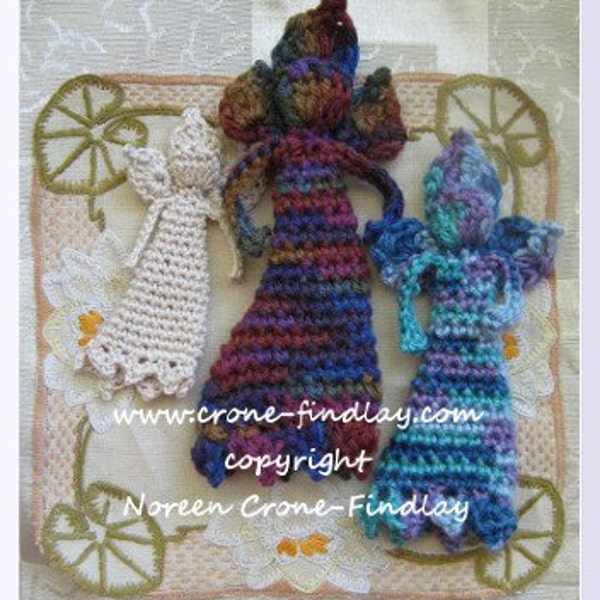 Crocheted Angel of Compassion doll pdf pattern