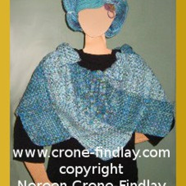 PDF Pattern for Capelet (Caplet) Woven on the Potholder loom