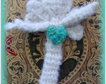 PDF pattern for Crocheted Angel of Peace Doll