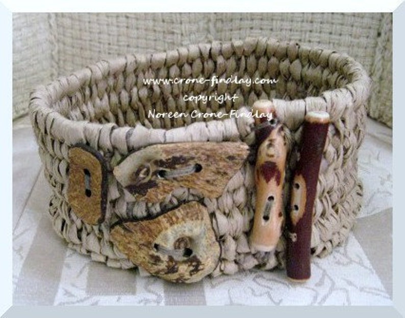 PDF Pattern for all kinds of Baskets woven with all 6 sticks of the stick weaving loom image 2