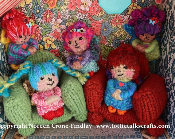 PDF Pattern for Kindred Spirit Dolls to Weave on the Kindness Loom