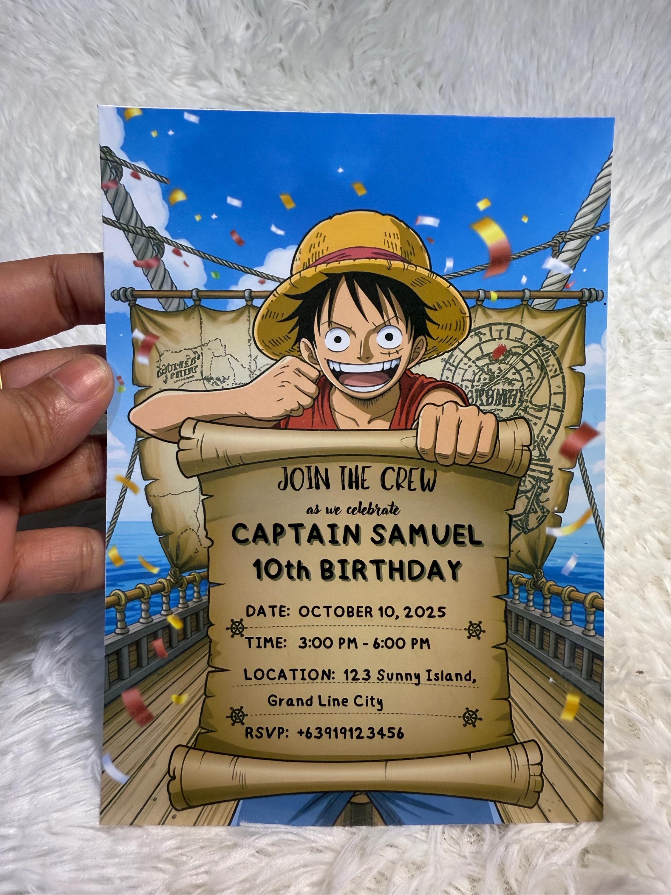 ワンピース バースデーカード ワンピース 麦わらストア バースデーカード - メルカリ