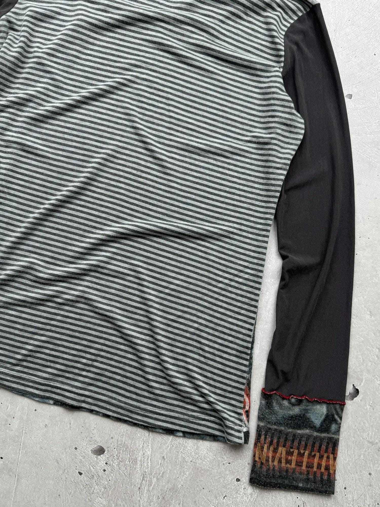 Cop Copine Vintage Printed Mesh Long Sleeve Womens Size M - Etsy