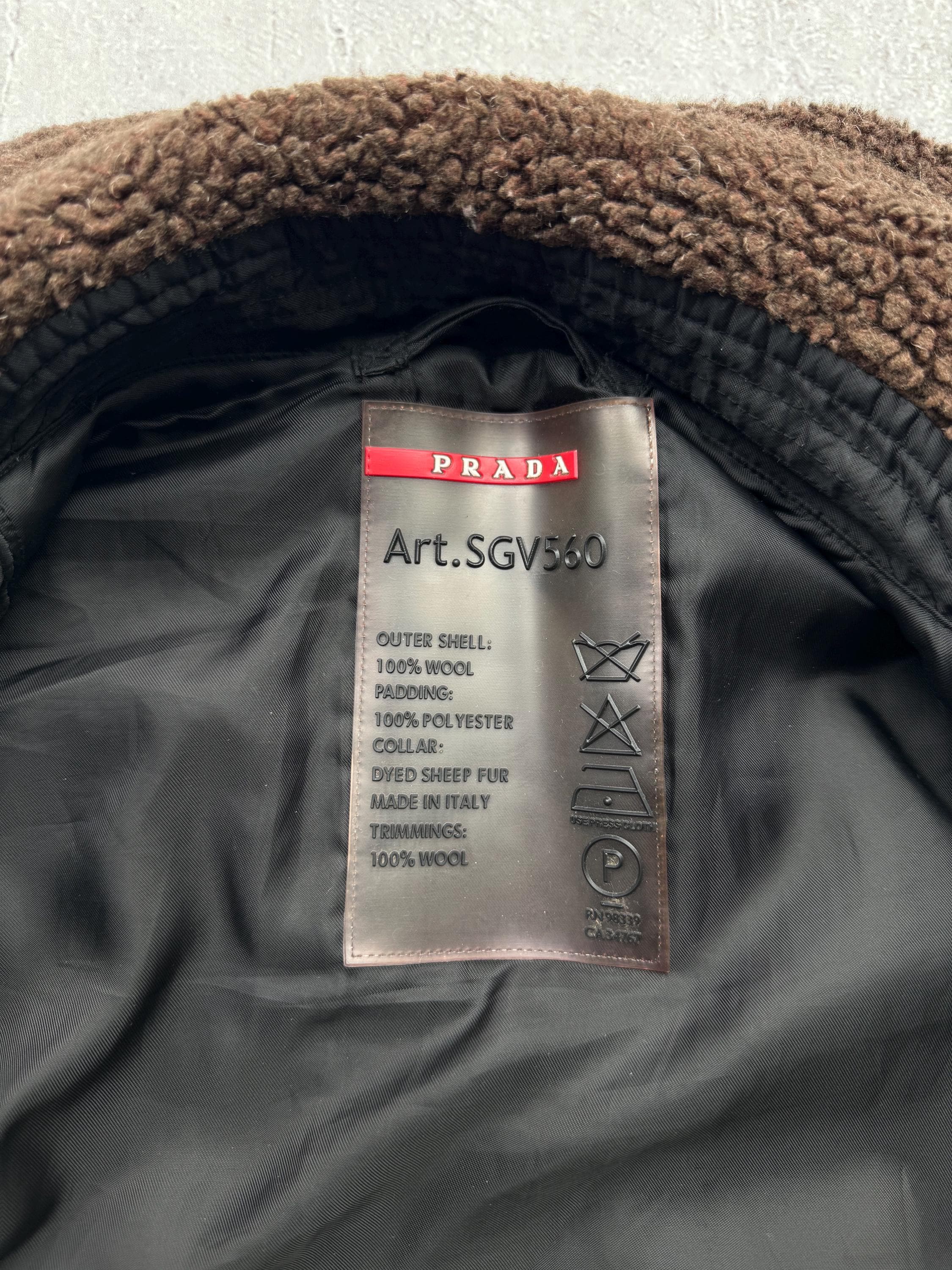 PRADA Vintage Wool Bomber Jacket Men's Size L - Etsy
