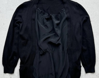 Moschino Vintage Wool Silk Blouse Women's Size S