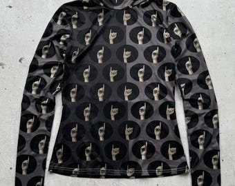 Jean Paul Gaultier Vintage Długi Rękaw Damski Rozmiar M