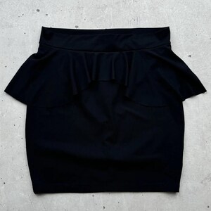 Mini-jupe vintage Bebe Made In USA pour femme, taille M