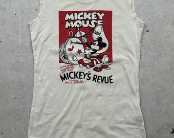 Dolce & Gabbana Vintage Mickey Mouse Tank Top Women's Size M