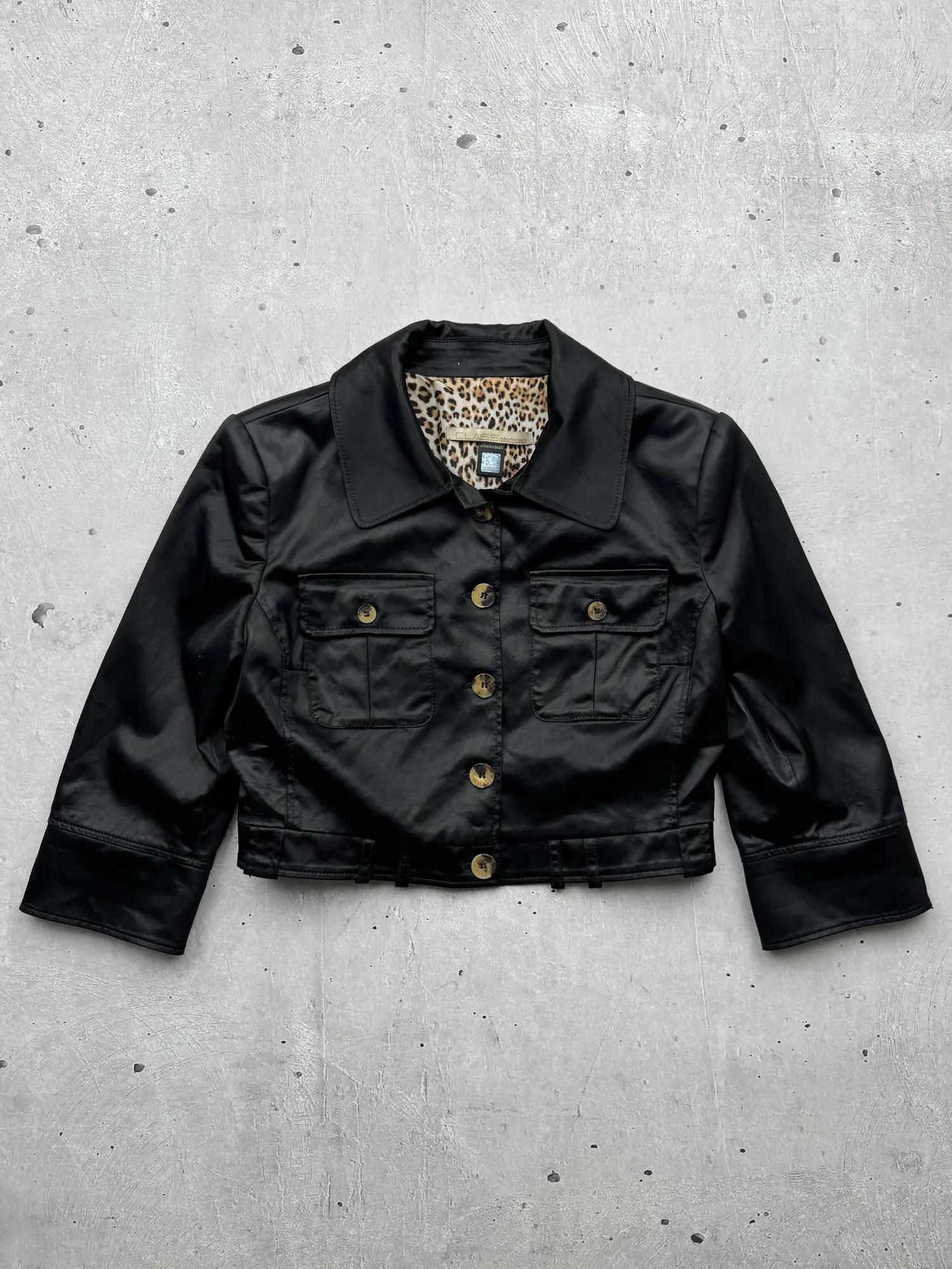 ✨美品✨ ロベルトカヴァリ　ジャケット　ブラック　レザー　56サイズ Roberto cavalli leather jacket - Etsy 日本