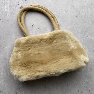 Vintage Amazing Faux Fur Handbags Women's One Size