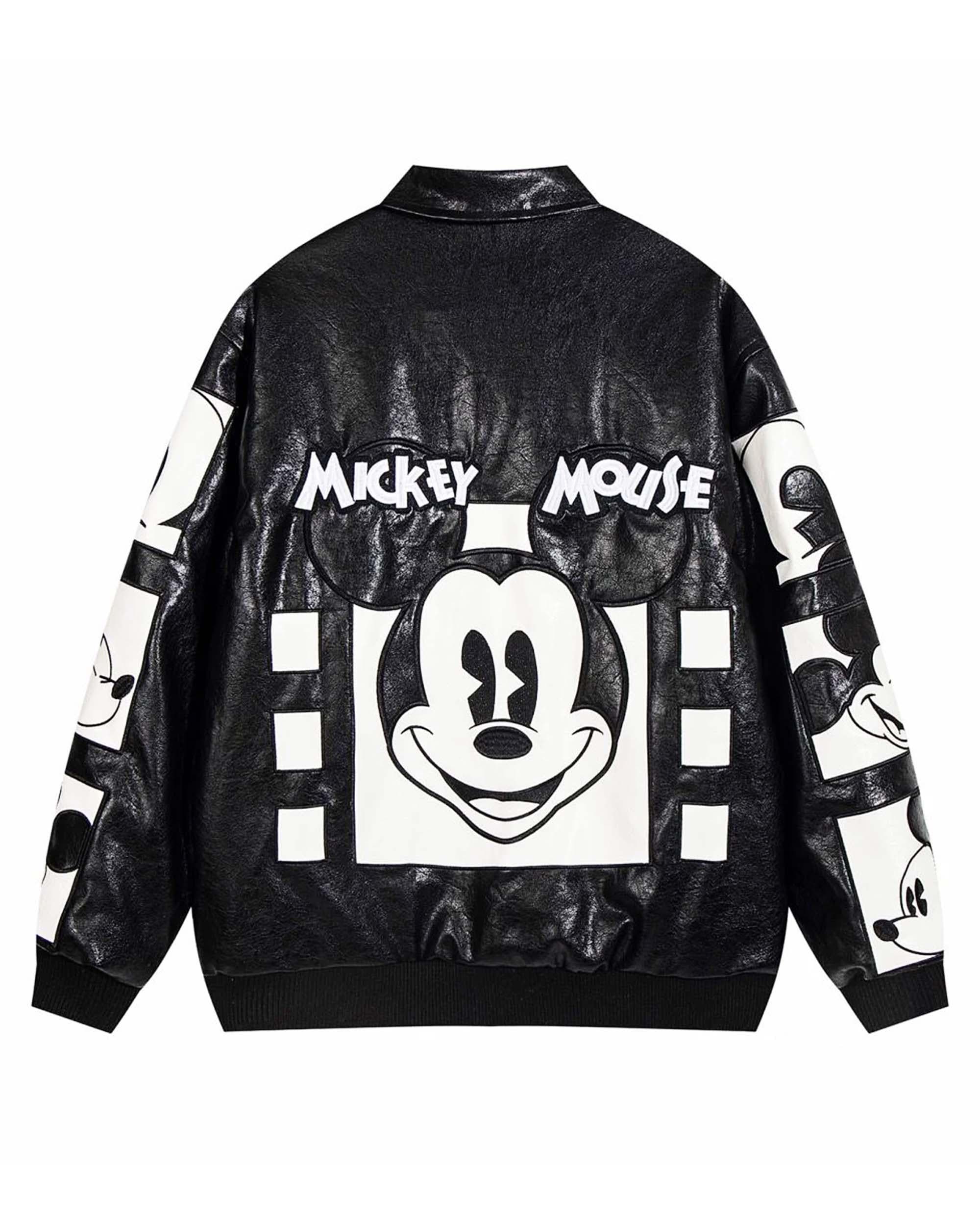 ヴィンテージ ミッキーマウス レザージャケット ディズニー 革ジャン