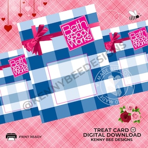 Bad & Körper Benutzerdefinierte Jumbo Valentinskarte Digitale Designs 2 Variationen PNG