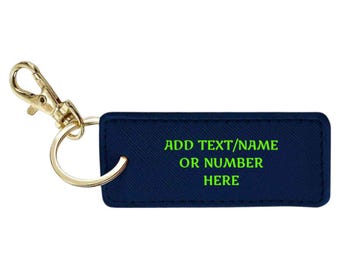 Custom Key Ring / Bag Clip - Boutique Styling - Personalised Your Keychain with any Name/Text/Number, Can be used as a keyring or bag charm.