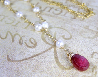 Amen gioielli collana con cuore e zircone rubino Myriam Amen gioielli collana con cuore e zircone rubino Myriam