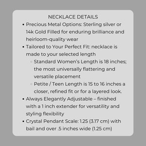 Set di gioielli in cristallo a goccia, collana e orecchini in opale, argento sterling, damigella d'onore, regalo di compleanno con pietra portafortuna per ottobre immagine 3