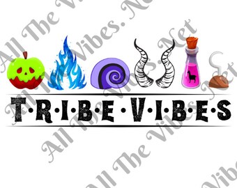 Disney Villain Vibes- PNG, JPG and PDF Files