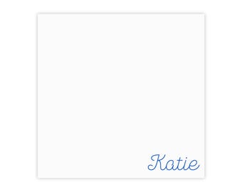Personalized Post-It Notes, Custom Name Sticky Notes, Office Supplies, Stationery Gift, Desk Accessories