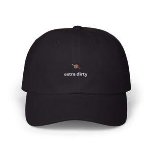 Martini Lover Classic Dad Cap, Olive Hat, Extra Dirty Martini Hat, Cocktail Lover Gift, Barware Accessory