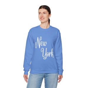 New York Unisex Sweatshirt, Gift for New York Lover, NYC Gift, Crewneck Jumper, NYC Souvenir, Graphic Sweatshirt
