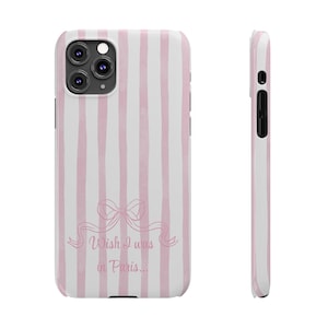 Paris Dream Slim Phone Case, Eiffel Tower Design, Travel Lover Gift, France Phone Cover, Wanderlust Case, Chic iPhone Accessories