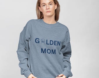 Sudadera con colores cómodos para mamá Golden Retriever